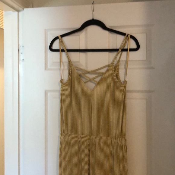 *not for sale* Yellow and white striped jumpsuit - Picture 4 of 4